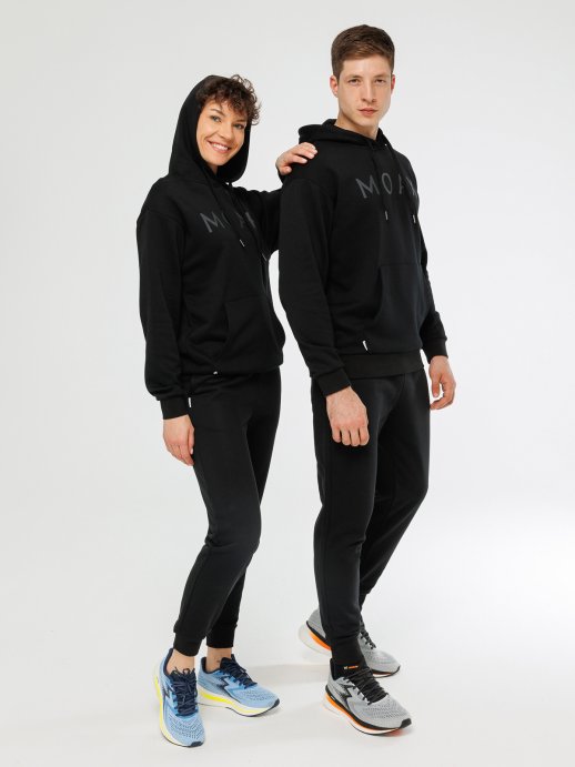 Толстовка Moax Logo Terry унисекс MX214542/10000 черный