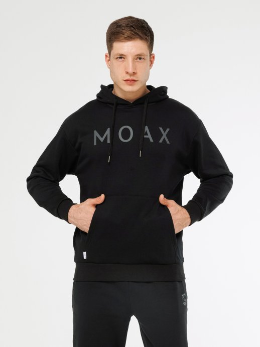 Толстовка Moax Logo Terry унисекс MX214542/10000 черный