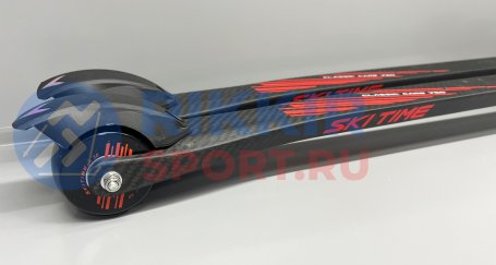 Лыжероллеры SKI TIME CL70-50 Long Carbon NEW Black/Red 830 (2,75)