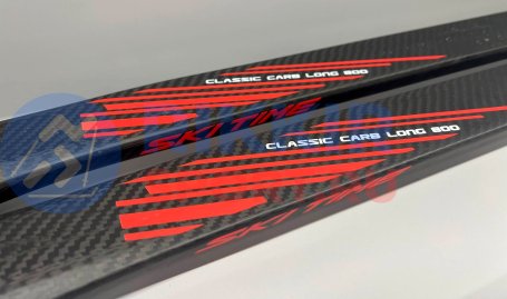 Лыжероллеры SKI TIME CL70-50 Long Carbon NEW Black/Red 830 (2,75)