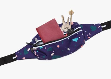 Сумка Enklepp Marathon Waist Bag (purple terrazzo)