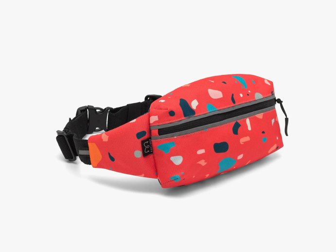 Сумка Enklepp Marathon Waist Bag (red terrazzo)