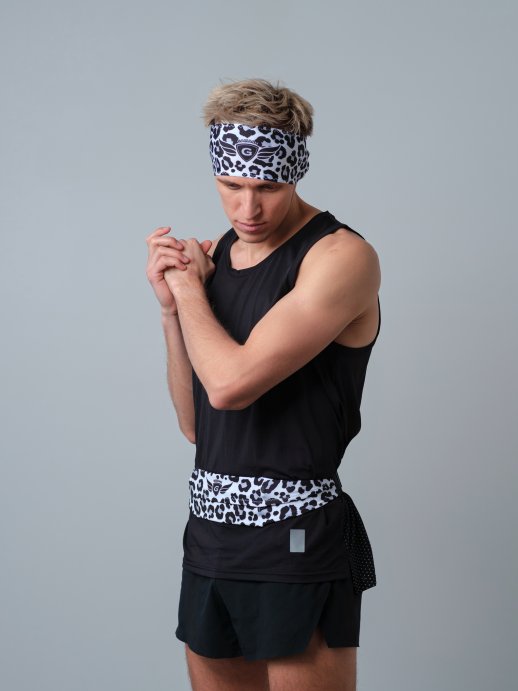 Повязка на голову GAMASH (Снежный барс) комфорт