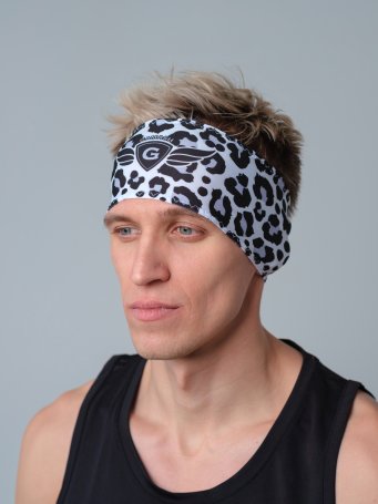 Повязка на голову GAMASH (Снежный барс) комфорт