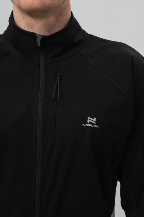 Костюм тренировочный Nordski Race Black/White NSM666112/NSM644100