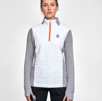 Свитер Bjorn Daehlie 2020-21 Half Zip Comfy for women Snow White 332025_10000
