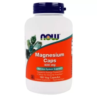 Магний NOW MAGNESIUM 400mg 180 vcaps