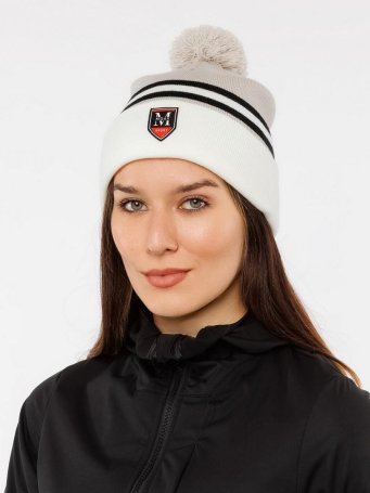 Шапка Moax Blizzard 23631M/11000 черный/серый 56