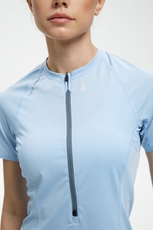 Футболка Bivium &quot;Пульс&quot; жен. голуб.