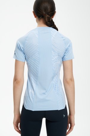 Футболка Bivium &quot;Пульс&quot; жен. голуб.