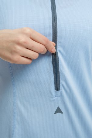 Футболка Bivium &quot;Пульс&quot; жен. голуб.