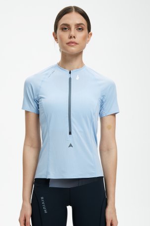 Футболка Bivium &quot;Пульс&quot; жен. голуб.