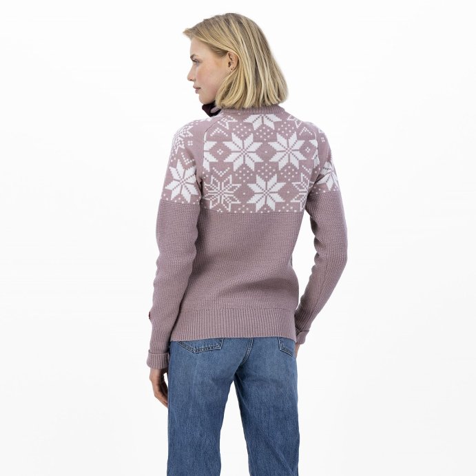 Свитер ULVANG Rav Kiby жен. 77316/80651 роза/инжир в Твери
