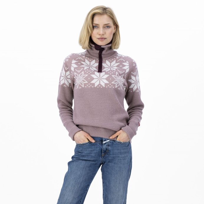 Свитер ULVANG Rav Kiby жен. 77316/80651 роза/инжир в Твери