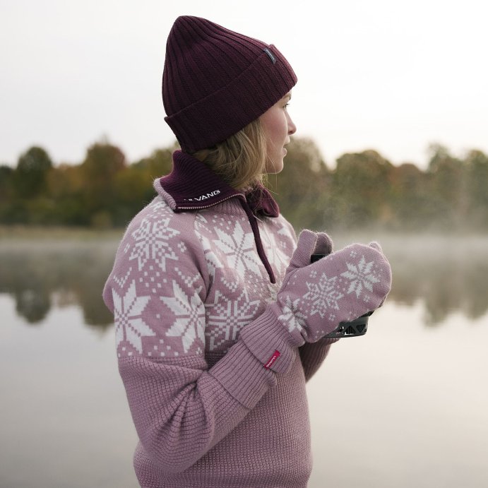 Свитер ULVANG Rav Kiby жен. 77316/80651 роза/инжир в Твери