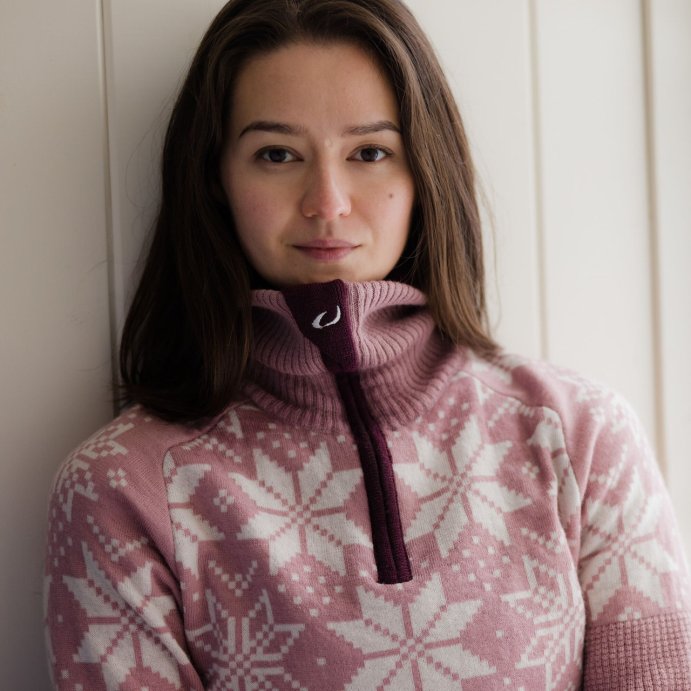 Свитер ULVANG Rav Kiby жен. 77316/80651 роза/инжир в Твери