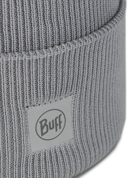 Шапка Buff Crossknit Hat Solid Light Grey 132891.933.10.00