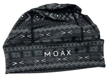 Шапка MOAX Tista Pony Tail с отверст. жен. SW46804/10000P черный принт OS
