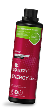 Гель с электролитами и кофеином SQUEEZY ENERGY GEL, 500 мл, (Кола)