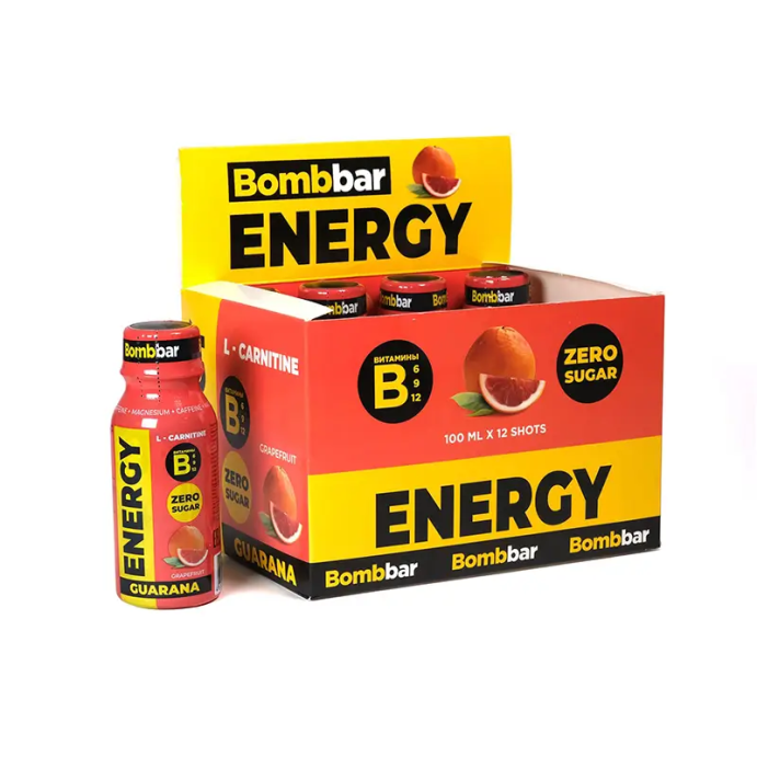 Л-Каритин с Гуараной SHOT Bombbar 100мл. в Мурманске