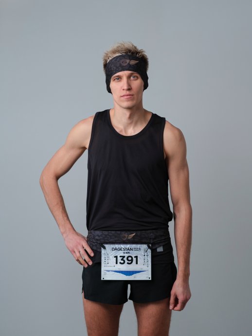 Повязка на голову GAMASH (Чёрный ягуар) комфорт