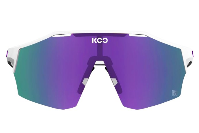 Очки солнцезащитные KOO ALIBI MDD24 (белые / фиолетовые зеркальные) в Санкт-Петербурге