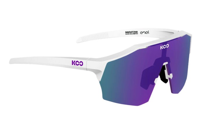 Очки солнцезащитные KOO ALIBI MDD24 (белые / фиолетовые зеркальные) в Санкт-Петербурге