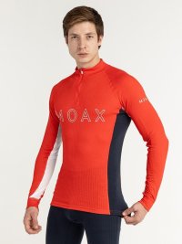 Термофутболка Moax Race LS с воротн. муж. MX114041/99992 ярко-красный