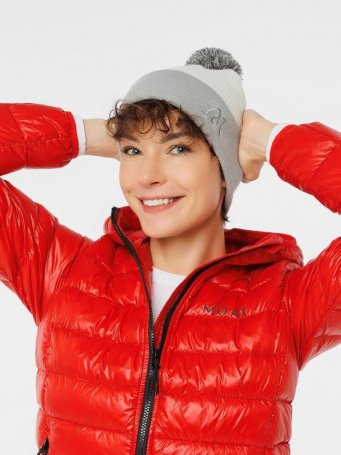 Шапка Moax Club 23632M/00020 белый/серый OS