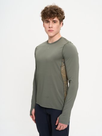 Лонгслив Bivium &quot;Путь&quot; муж. зелен.