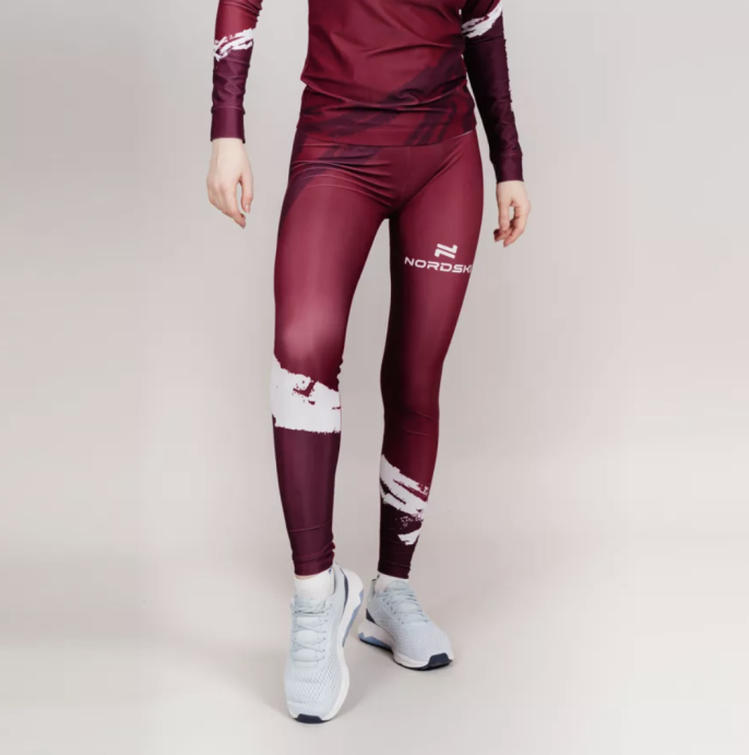 Гоночный костюм Nordski Premium Wine/White NSV433054