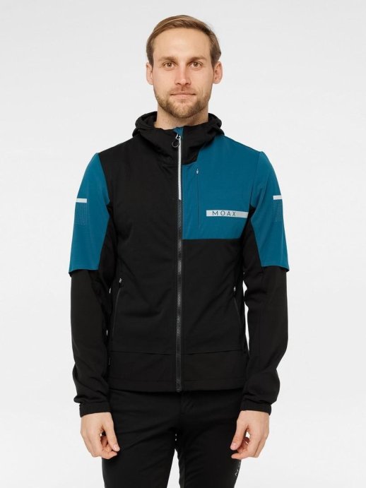 Куртка с капюшоном Moax Dickson Wind муж. MX314221/79004 изумрудный