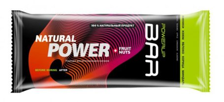 Батончик Powerup Bar Fruit+Nuts 50 g