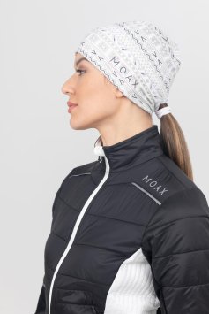 Шапка MOAX Tista Pony Tail с отверст. жен. SW46804/00025P белый принт OS