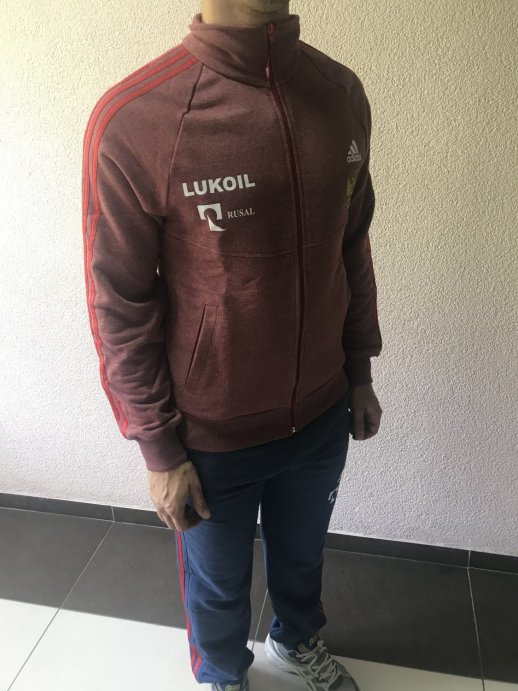 Кофта РОССИЯ бордовая