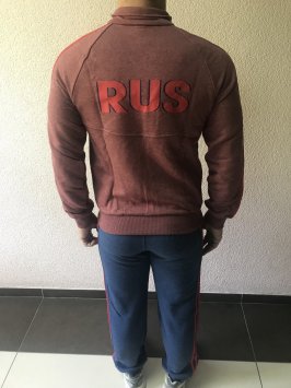 Кофта РОССИЯ бордовая