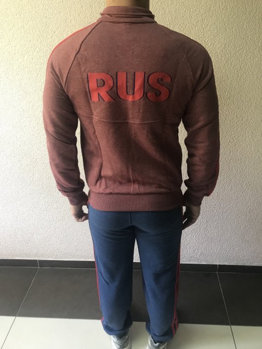 Кофта РОССИЯ бордовая