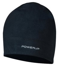 Шапка для бега POWERUP warm BLACK
