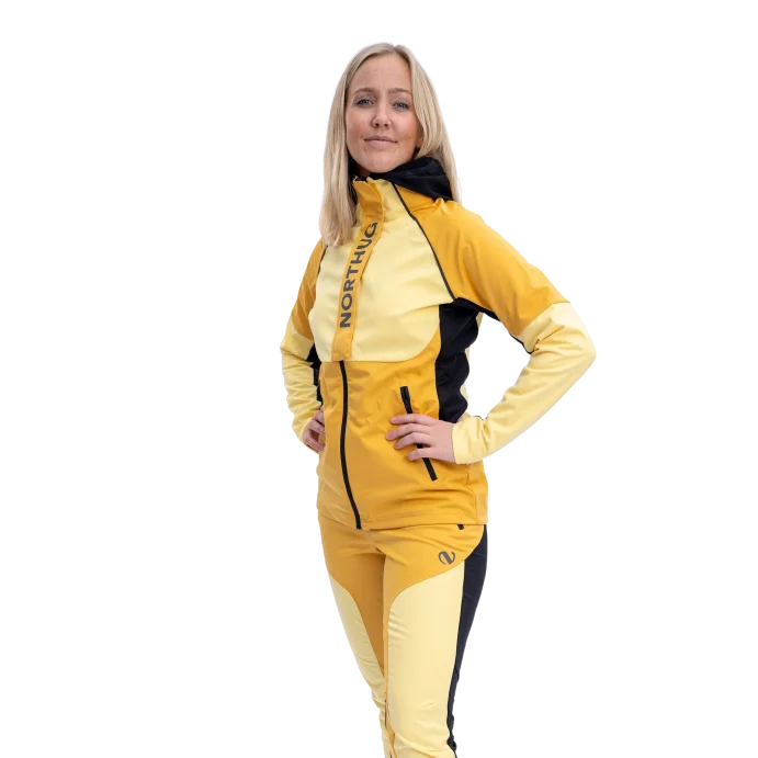 Костюм тренировочный NORTHUG RUKA Softshell Wmn, Желтый Минерал