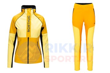 Костюм тренировочный NORTHUG RUKA Softshell Wmn, Желтый Минерал