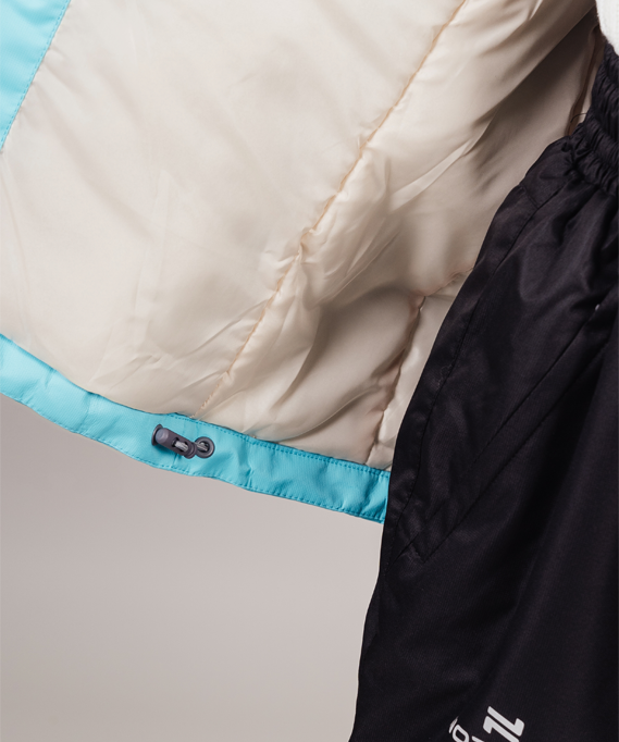 Утепленная куртка Nordski Jr.Active Aqumarine/Cream NSJ396785