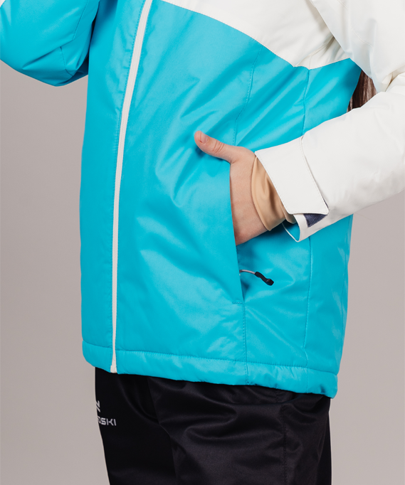 Утепленная куртка Nordski Jr.Active Aqumarine/Cream NSJ396785