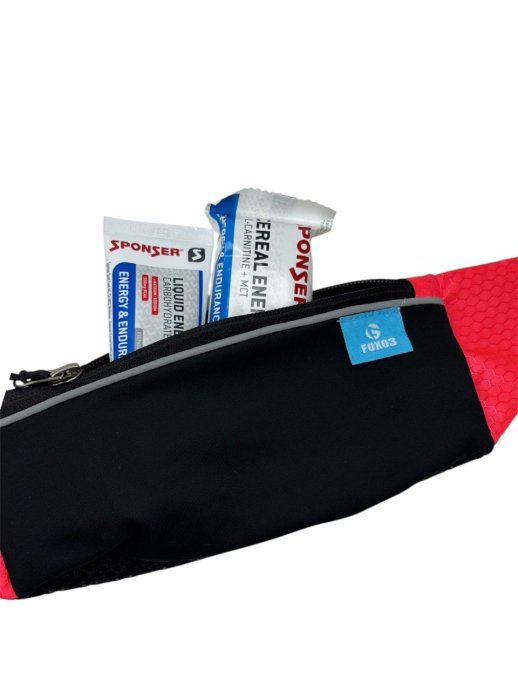 Поясная сумка FOXO3 эластичная коралл