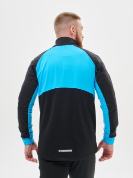 Жилет тренировочный Nordski Core Black/Light Blue NSM660179