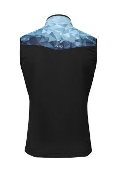 Жилет KV+TORNADO man black\turquoise 24V102.21