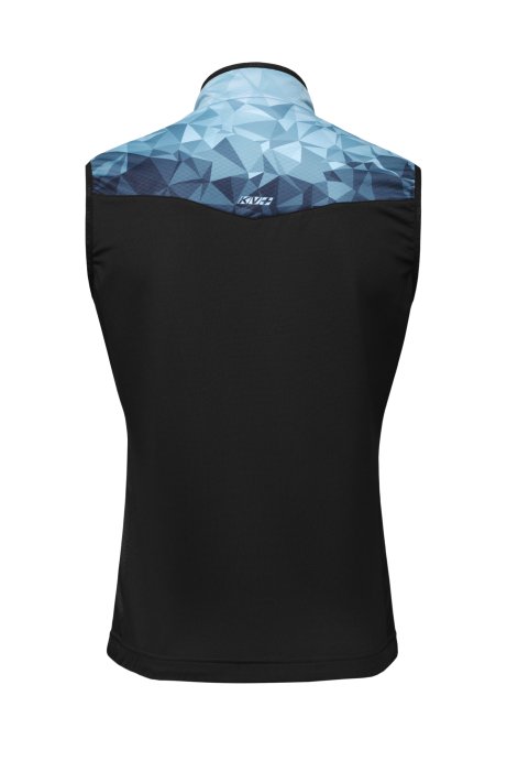 Жилет KV+TORNADO man black\turquoise 24V102.21