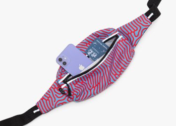 Сумка Enklepp Marathon Waist Bag (coral reef blue-raspberry)