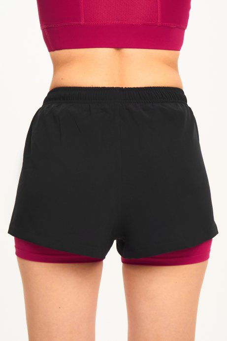 Шорты Bivium &quot;Кросс&quot; жен. черн./красн.