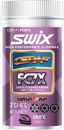 Порошок SWIX FC7X Cera F +2/-6 (оригинальная банка)