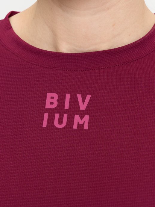 Лонгслив Bivium &quot;Путь&quot; жен. бордов.